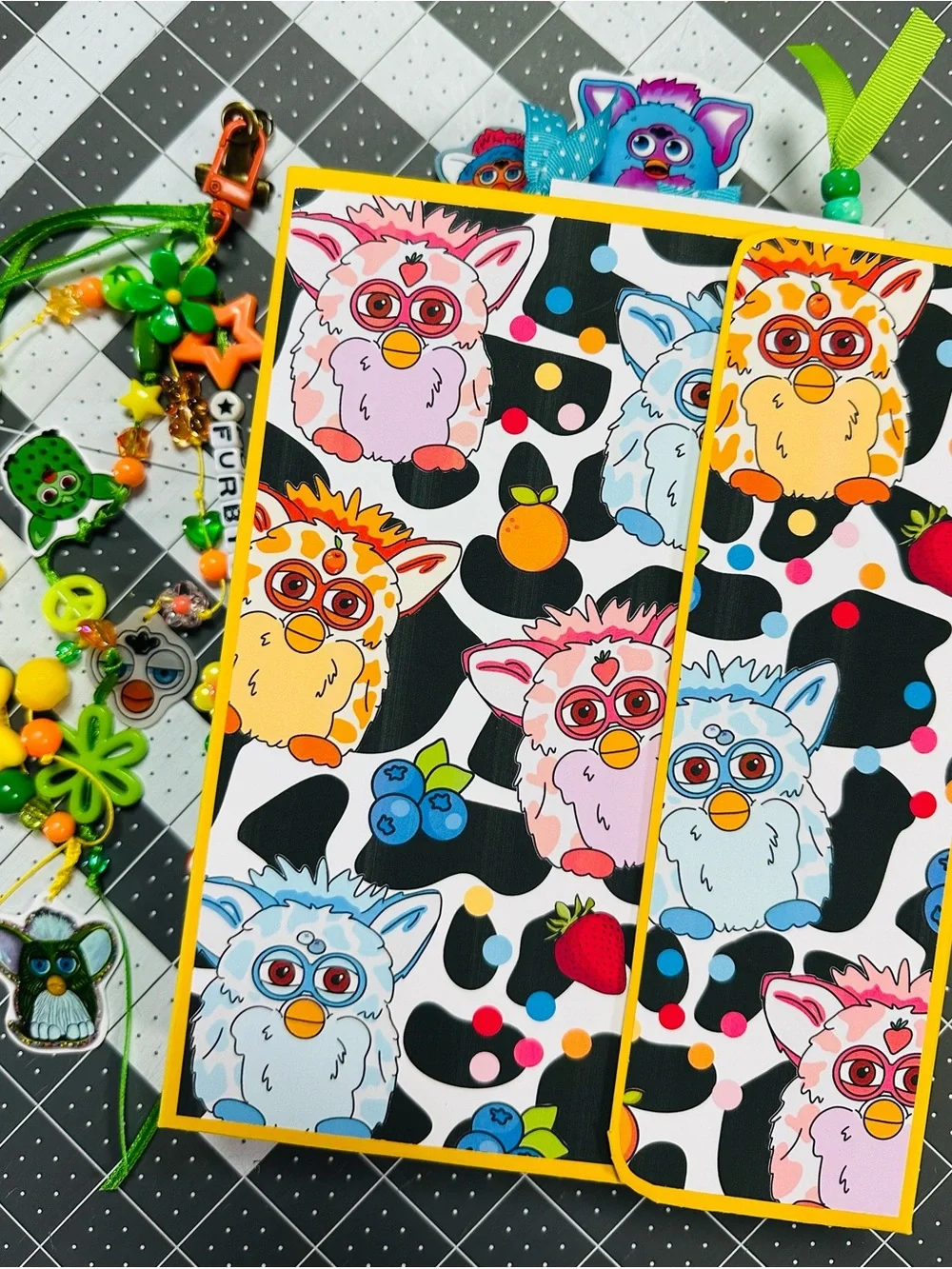 Handmade Furby Mini Trapper Keeper